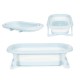 Childrens bathtub, foldable tourist bathtub with drain, gray Childrens bathtub, foldable tourist bathtub with drain, gray