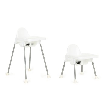 Feeding chair 2in1 white ECOTOYS