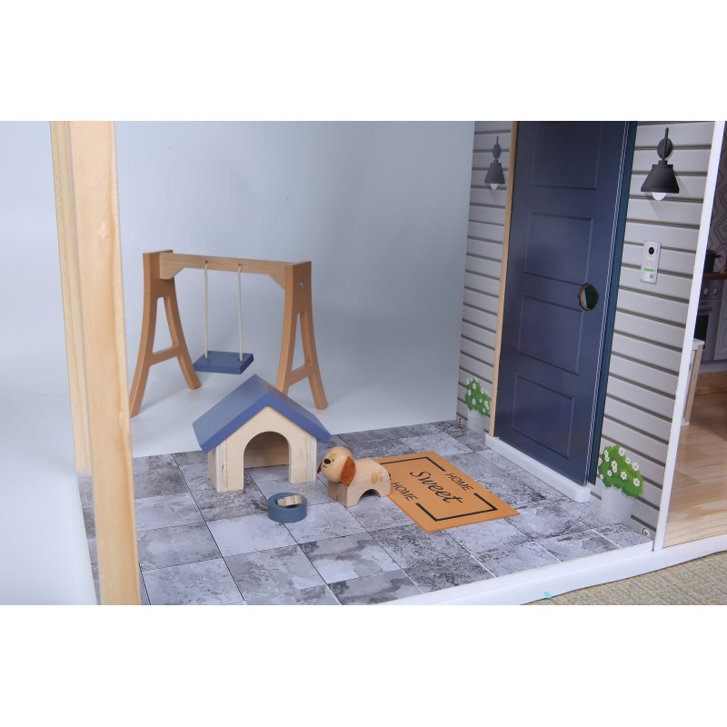 Παιδικό Κουκλόσπιτο Maya XXL Residence με 28 Αξεσουάρ ECOTOYS