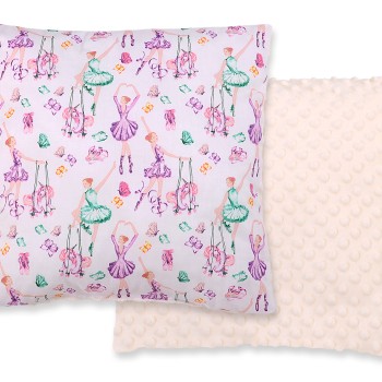 Μαξιλάρι Μωρού Διπλής Όψης -  ballerinas lilac