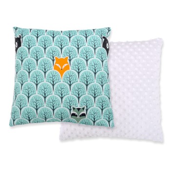 Μαξιλάρι Μωρού Διπλής Όψης - mint forest