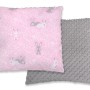 Μαξιλάρι Μωρού Διπλής Όψης - pink rabbits