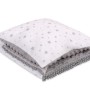 Set: Double-sided blanket minky + pillow- mini gray stars