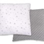Μαξιλάρι Μωρού Διπλής Όψης - mini gray stars