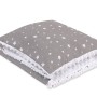 Set: Double-sided blanket minky + pillow- mini white stars