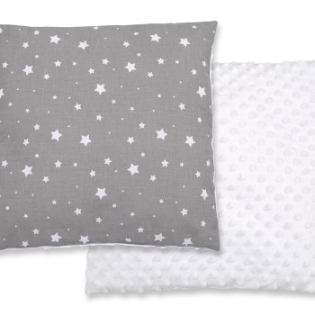 Μαξιλάρι Μωρού Διπλής Όψης - mini stars white