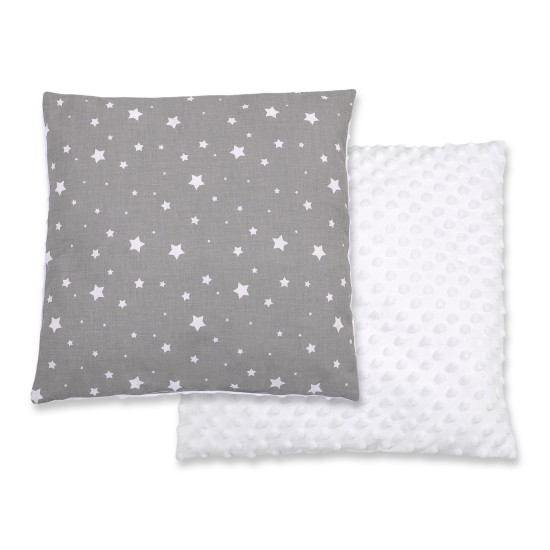 Μαξιλάρι Μωρού Διπλής Όψης - mini stars white Μαξιλάρι Μωρού Διπλής Όψης - mini stars white