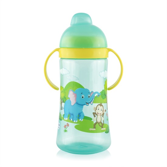 SPORT SIPPER WITH HANDLES AND SOFT SPOUT 330MLGREE
