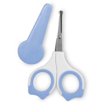 SCISSORS WITH COVER BLUE