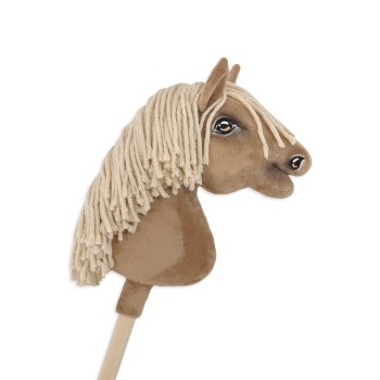 Άλογο Ιππασίας με Στικ - Hobby Horse Premium - palomino horse A4