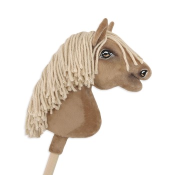 Άλογο Ιππασίας με Στικ - Hobby Horse Premium - palomino horse A4
