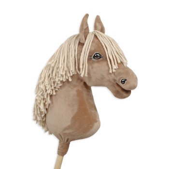 Άλογο Ιππασίας με Στικ - Hobby Horse Premium - palomino horse A3