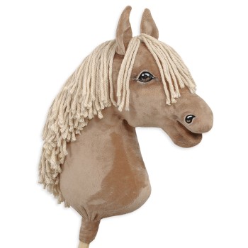 Άλογο Ιππασίας με Στικ - Hobby Horse Premium - palomino horse A3