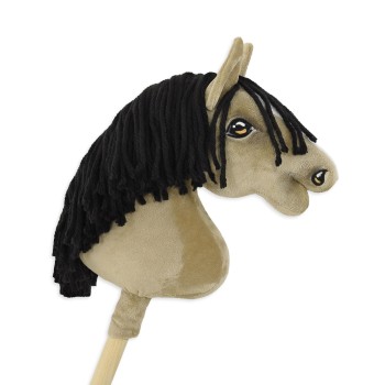 Άλογο Ιππασίας με Στικ - Hobby Horse Premium - dun horse A4