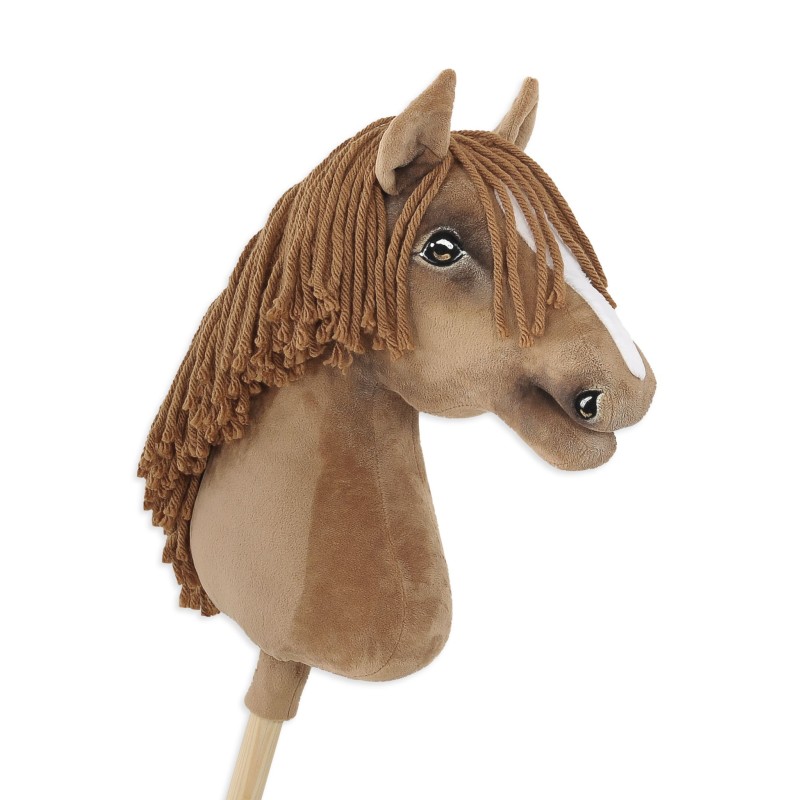 Άλογο Ιππασίας με Στικ - Hobby Horse Premium - light chestnut horse A3