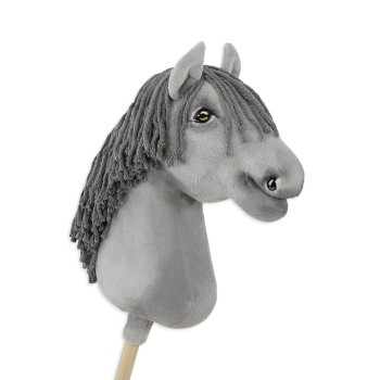 Άλογο Ιππασίας με Στικ - Hobby Horse Premium - gray horse II big A3