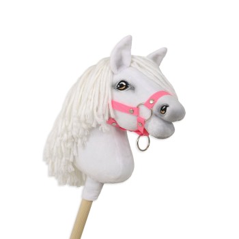 Άλογο Ιππασίας με Στικ - Hobby Horse Premium - white A4