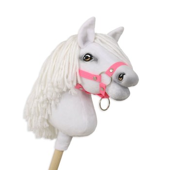 Άλογο Ιππασίας με Στικ - Hobby Horse Premium - white A4