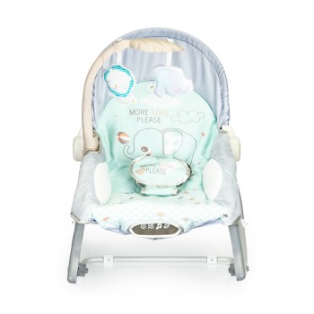 3-in-1 bouncer, rocking chair, sounds vibrations - Elephant ECOTOYS