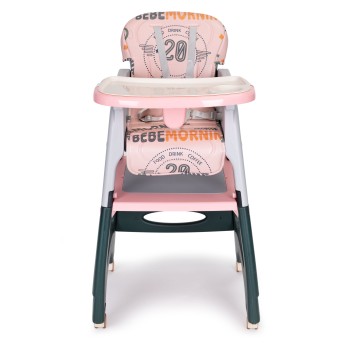 Καρεκλάκι Φαγητού 2-σε-1 - Μετατρεπόμενο σε Τραπεζάκι Παιχνιδιού - Pink