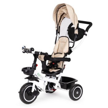 Tricycle with rotating seat 360' ECOTOYS beige