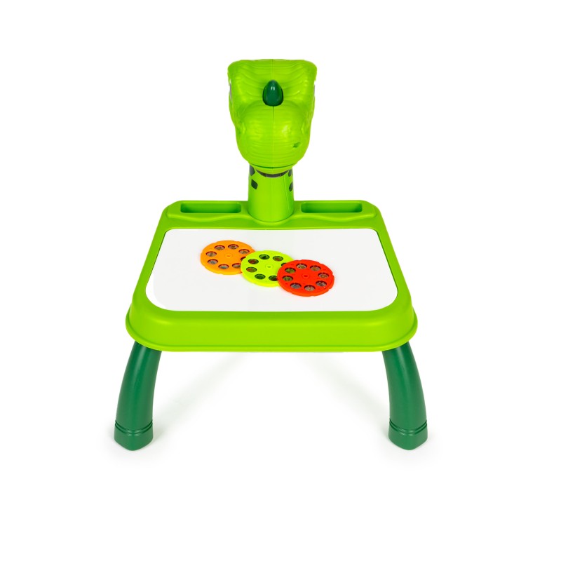 Πίνακας Ζωγραφικής με Δεινόσαυρο Προτζέκτορα, 12 Μαρκαδόροι, 24 patterns