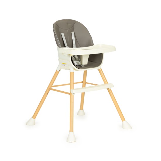 Καρεκλάκι Φαγητού 2σε1 - Grey - ECOTOYS
