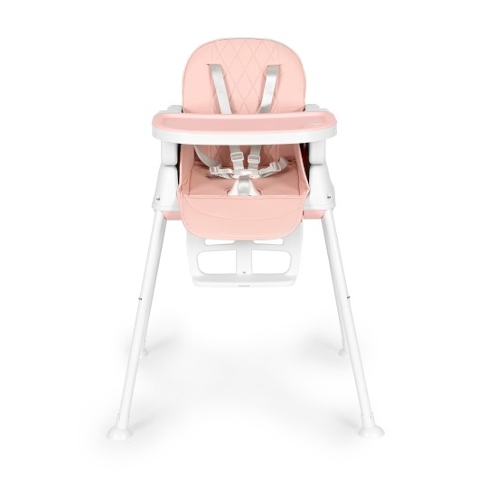 3-in-1 foldable childrens feeding chair ECOTOYS pink
