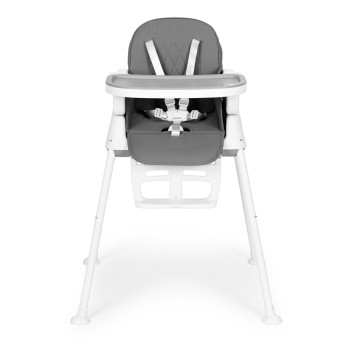 3-in-1 foldable children's feeding chair ECOTOYS gray