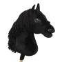 Άλογο Ιππασίας με Στικ - Hobby Horse Premium - black horse A3