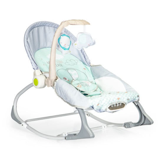 3-in-1 bouncer, rocking chair, sounds vibrations - Elephant ECOTOYS