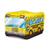 Baby tent, school bus, cottage
