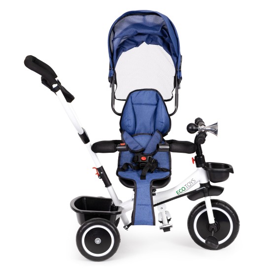 Tricycle with rotating seat 360 ECOTOYS blue Tricycle with rotating seat 360 ECOTOYS blue
