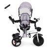 Rotating tricycle with a hood 360° Gray