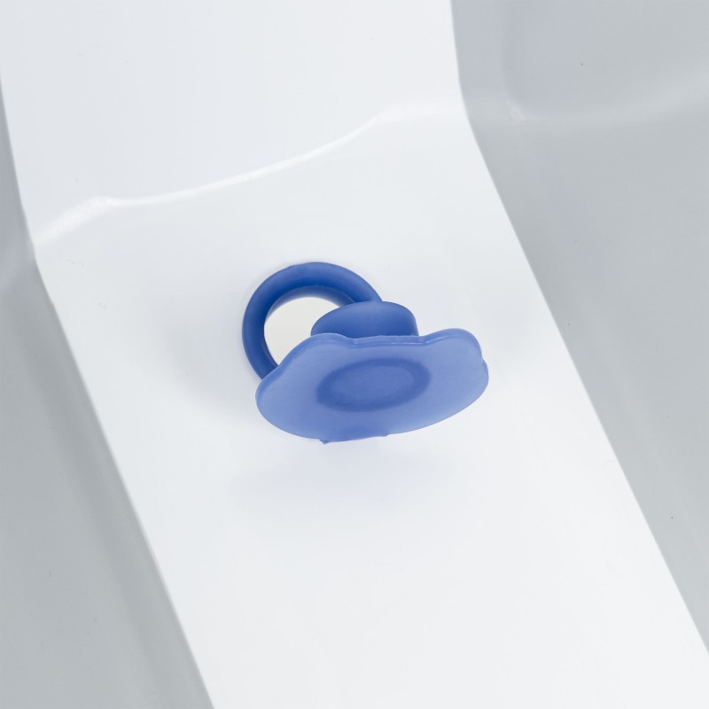 Childrens bathtub foldable with drain gray ECOTOYS