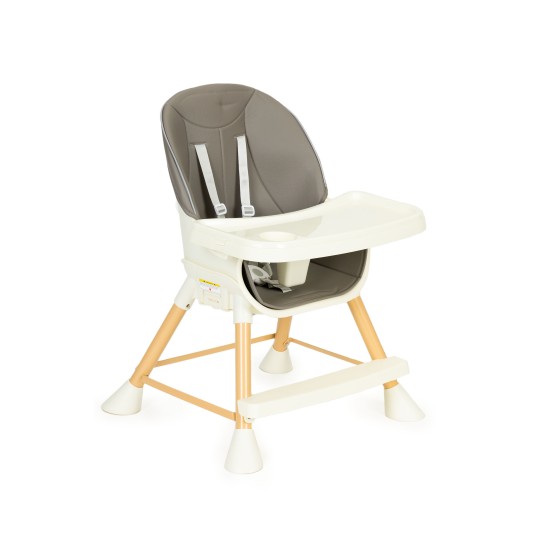 Καρεκλάκι Φαγητού 2σε1 - Grey - ECOTOYS
