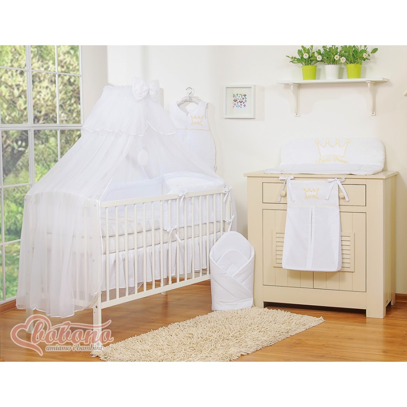 Κουνουπιέρα από chiffon - Little Prince/Princess white