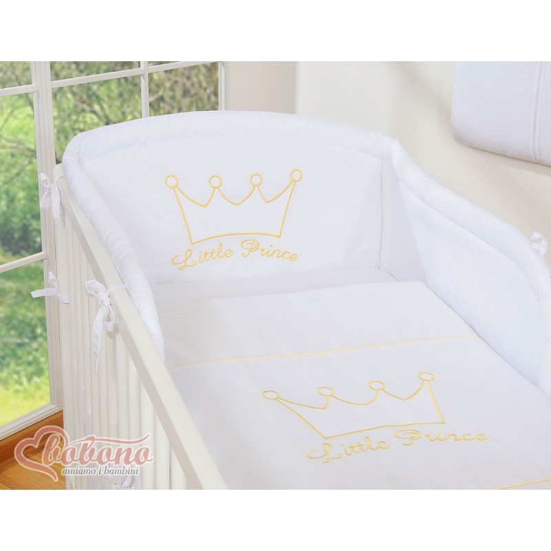Universal bumper- Little Prince/Princess white