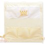 Cot tidy- Little Prince/Princess cream