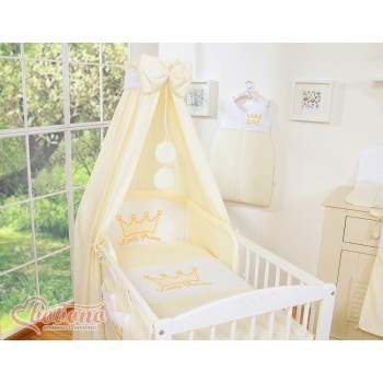 Κουνουπιέρα Υφασμάτινη - Little Prince/Princess cream