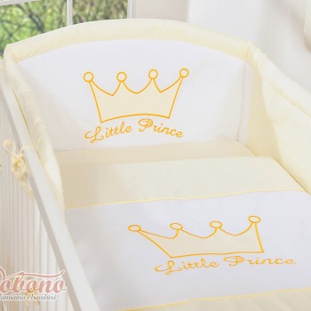Universal bumper- Little Prince/Princess cream