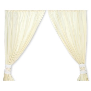 Curtains for baby room- Little Prince/Princess cream
