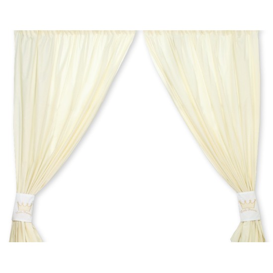 Curtains for baby room- Little Prince/Princess cream