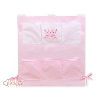 Cot tidy- Little Prince/Princess pink