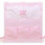 Cot tidy- Little Prince/Princess pink