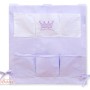 Cot tidy- Little Prince/Princess lilac