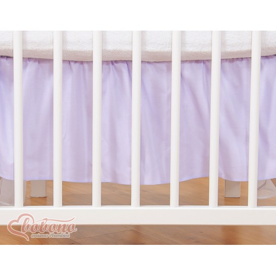 Dust Ruffle-Masking flounce 120x60cm- Little Prince/Princess lilac