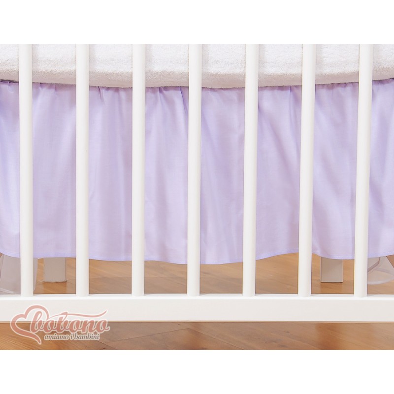 Dust Ruffle-Masking flounce 140x70cm- Little Prince/Princess lilac