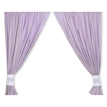 Curtains for baby room- Little Prince/Princess lilac