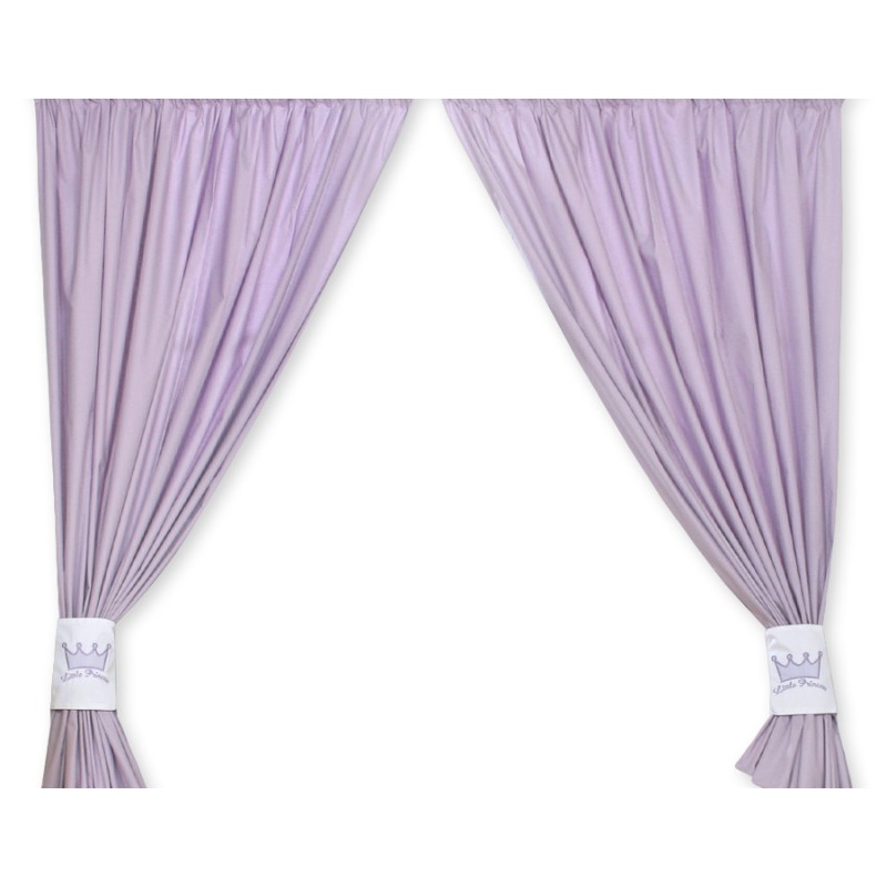 Curtains for baby room- Little Prince/Princess lilac
